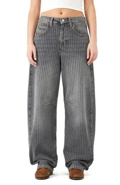 BDG Logan Stripe Baggy Wide Leg Jeans