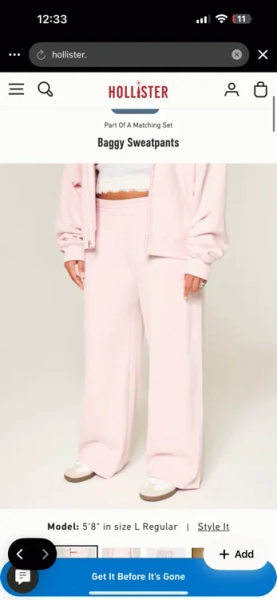 Sugar Graphic Baggy Sweatpants