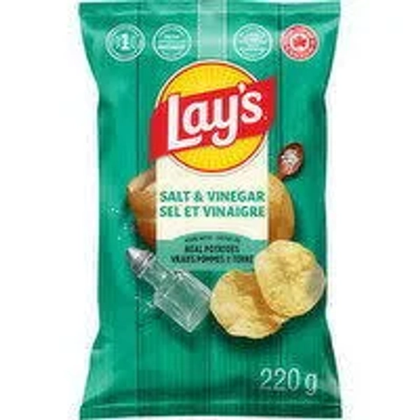 Lay's - Salt & Vinegar Potato Chips, Family Size