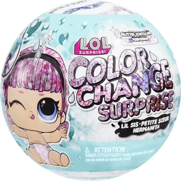 LOL Surprise Glitter Color Change Lil Sis