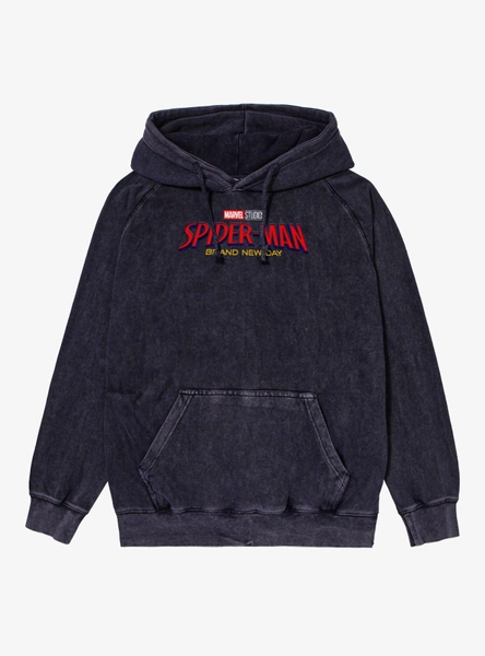 Marvel Spider-Man Brand New Day Full Color Logo Mens Hoodie