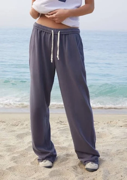 John Galt Women's Navy Anastasia Baggy Sweatpants