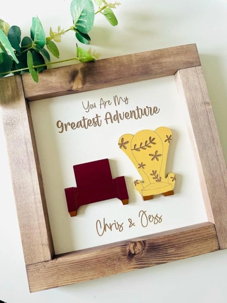 UP Movie Inspired Wood Sign: Carl and Ellie Decor - Etsy