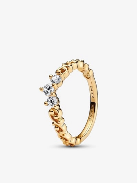Regal Swirl Tiara Ring