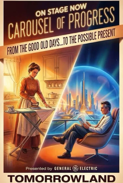 Carousel Of Progress Tomorrowland Magic Kingdom Attraction Ride Poster