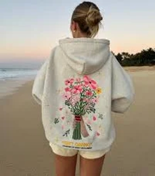 Dandy Hoodie Gift Giving Edition | Signature Floral Bouquet Embroidered Aesthetic Pullover