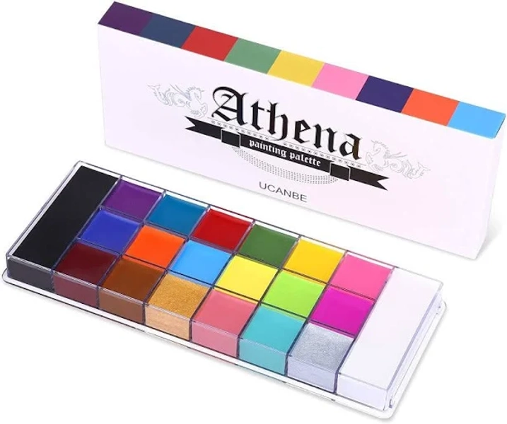 UCANBE Athena Professional Face Body Paint Oil Palette