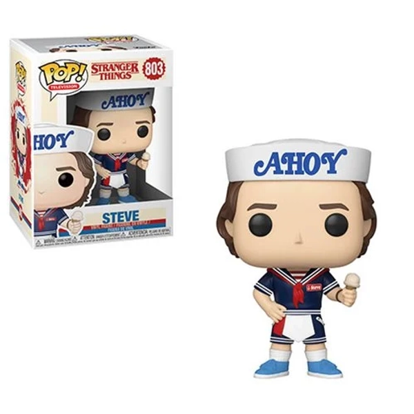 Stranger Things Steve w/ Hat and Ice Cream Funko Pop! Vinyl Figure #803