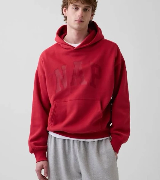Gap Men's Vintagesoft Nap Logo Hoodie