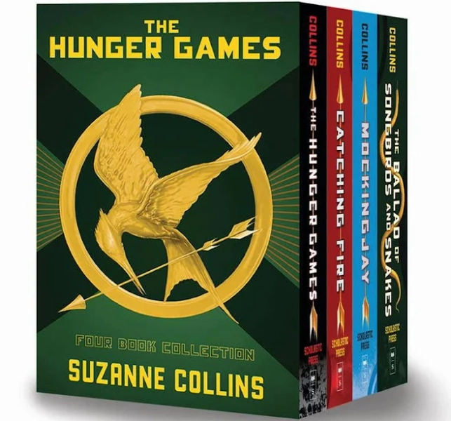 Hunger Games 4-Book Paperback Box Set (the Hunger Games, Catching Fire, Mockingjay, the Ballad of Songbirds and Snakes)