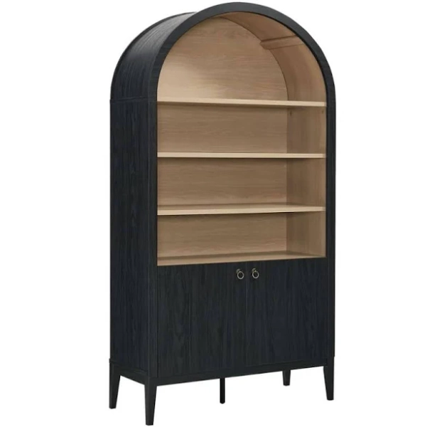 Modway Nolan 74" Tall Wide Arched Storage Display Cabinet