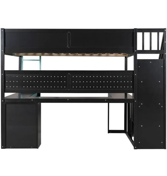 Wrought Studio Twin Gaming Loft Bed