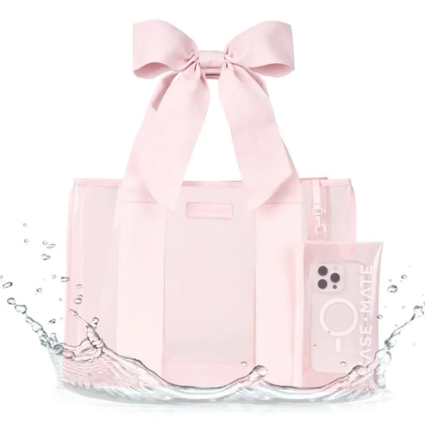 Gabrielle's Biloxi Bow Beach Tote with Phone Pouch