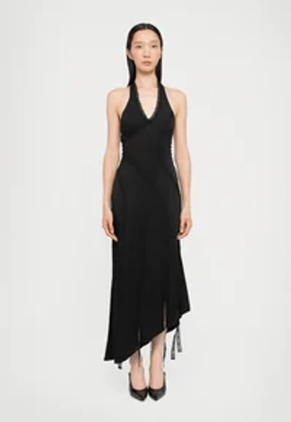 LACED DRESS - Robe de soirée - black