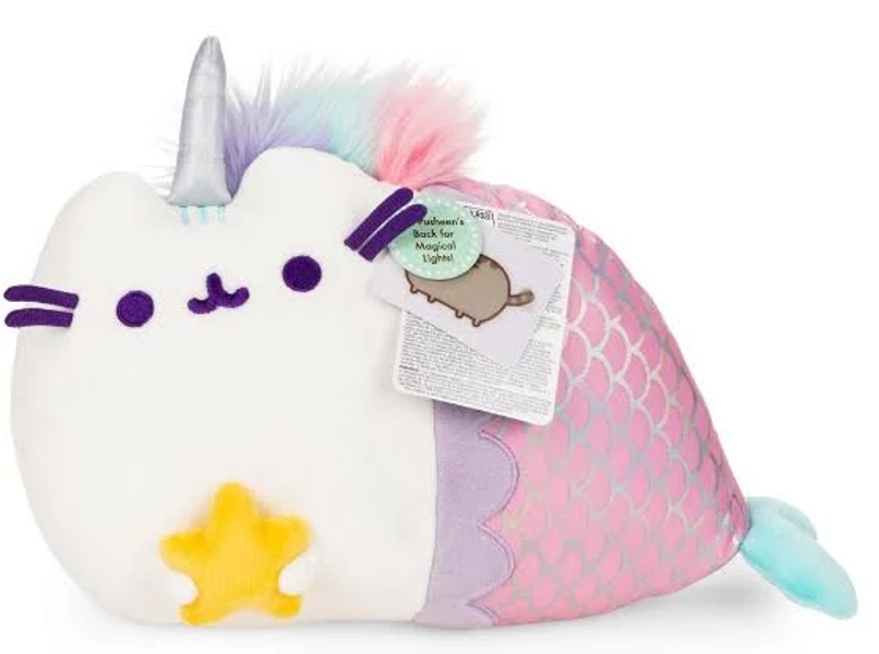 Pusheen Magical Lights Mermaid Pusheenicorn - 12 In