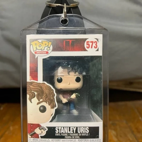 Funko Pop! It Stanley Uris #573 Custom Acrylic Photo Keychain - New Toys & Collectibles | Size: s