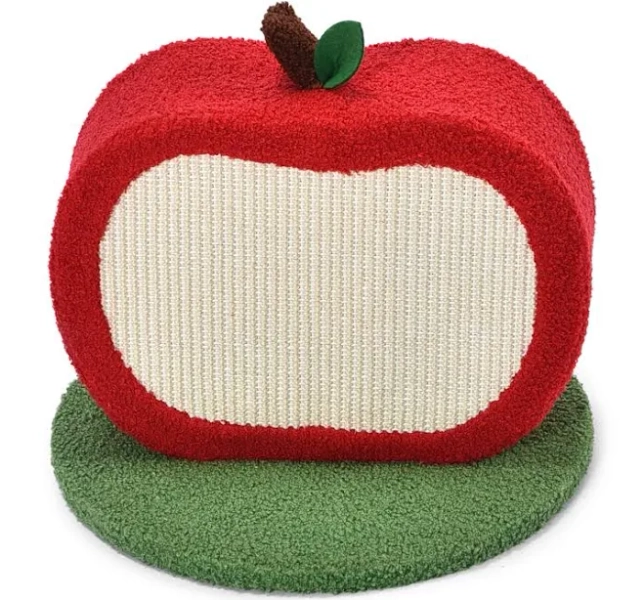 Max & Marlow Apple Novelty Cat Scratcher