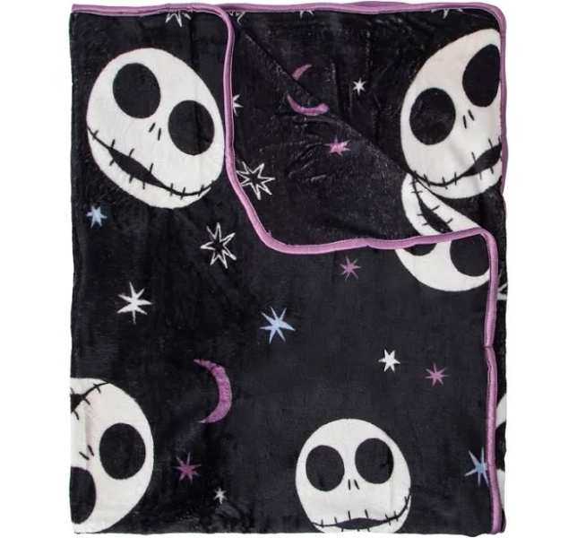Disney Tim Burton's The Nightmare Before Christmas Travel Blanket