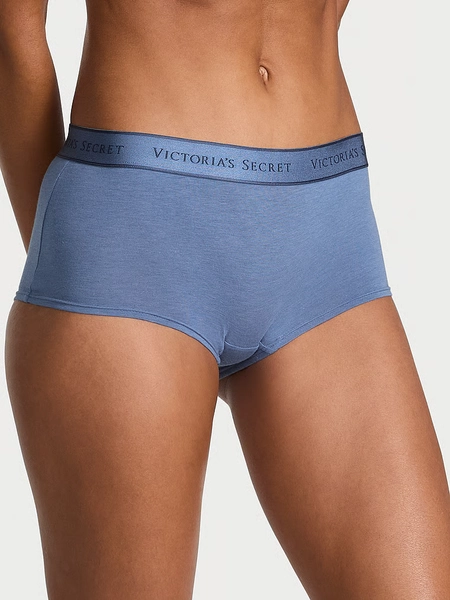 Logo Cotton Boyshort Panty