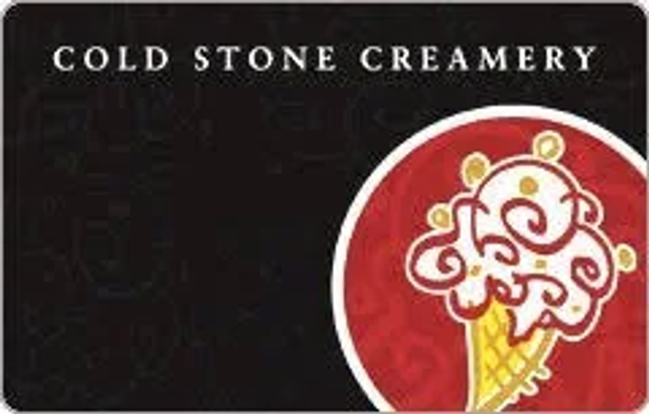 Cold Stone Creamery Retail and Experience Gift Cards