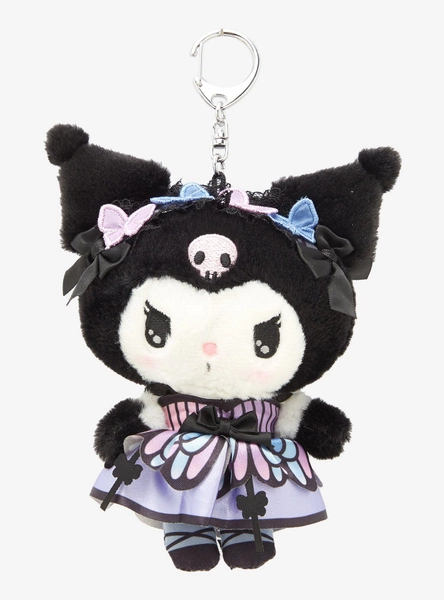 Sanrio Japan Originals Kuromi Butterfly Plush Bag Charm