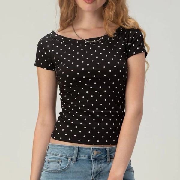 Tillys Women's Open Neck Tee