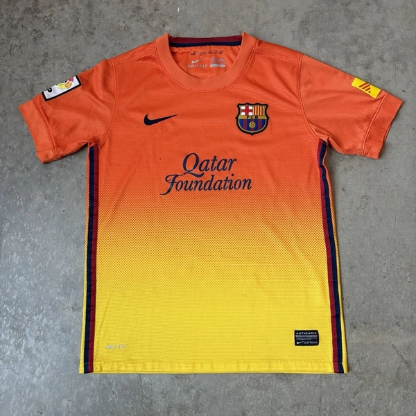 2012 2013 Nike Dri-Fit Barcelona Away Football Soccer Jersey Blank Youth Medium