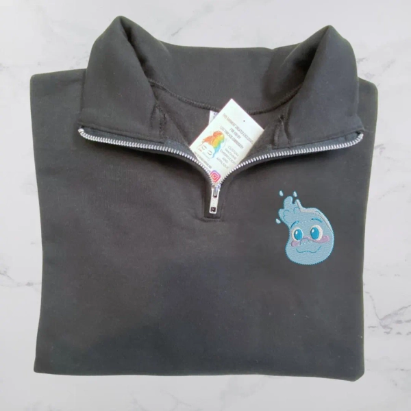 Water Embroidered Boy Sweatshirt: E1ementa1 Inspired - Etsy