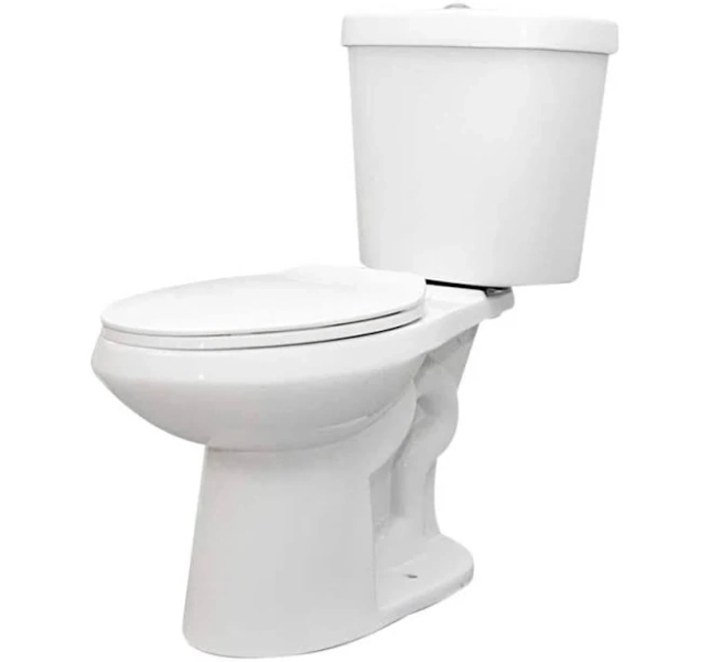 Glacier Bay 2-Piece 1.1 GPF/1.6 GPF High Efficiency Dual Flush Elongated Toilet