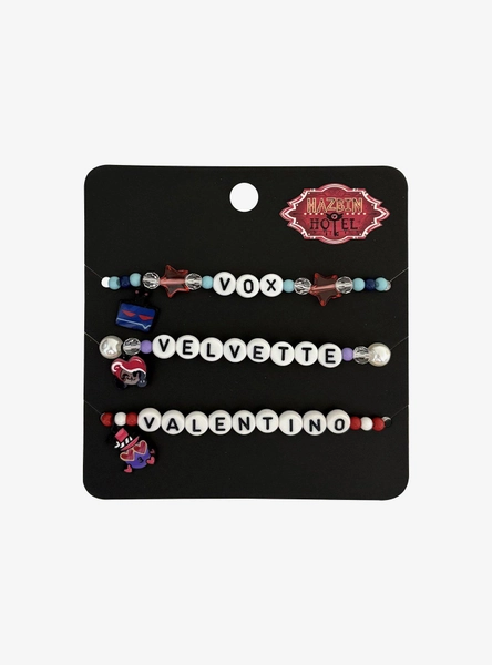 Hazbin Hotel The Vees Bead Bracelet Set