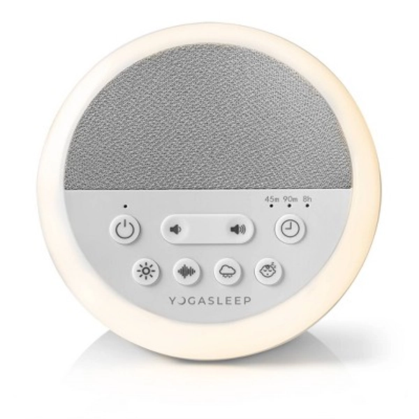 Yogasleep Nod Sound Machine and Night Light: USB Power, Nature Sounds, Womb & Lullabies, Plastic Material