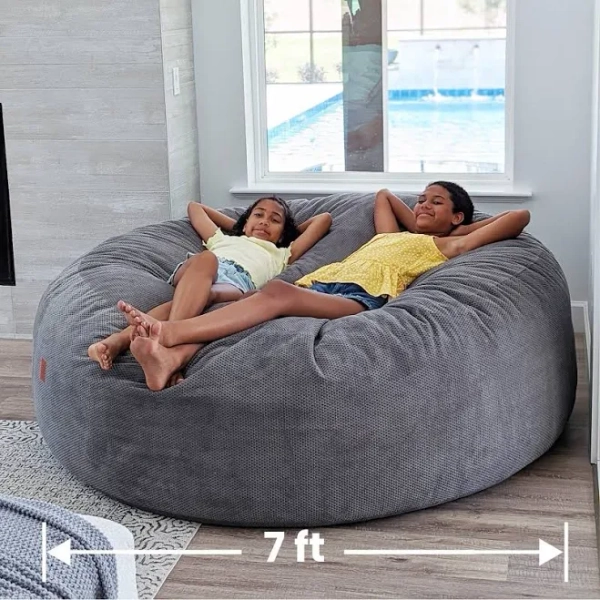 American Mattress Giant Chenille Bean Bag Chair