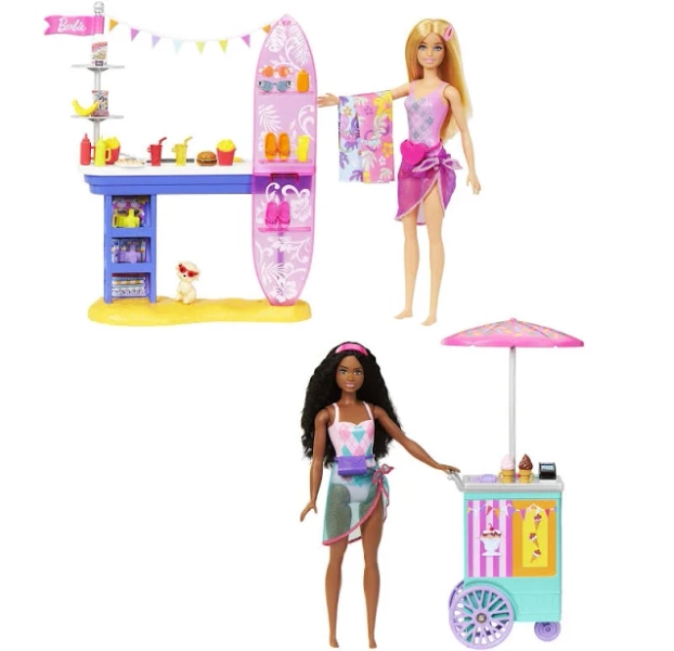Barbie Beach Boardwalk Playset