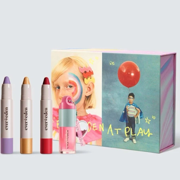 Kids Face Color Luxe Gift Set Ruby Red