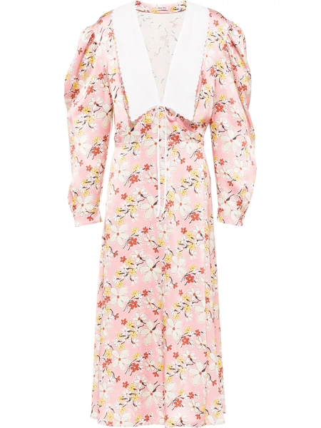 Miu Miu robe mi-longue à fleurs | 40