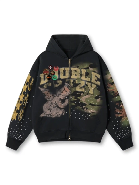 Royal Angel Zip Hoodie-415 - S