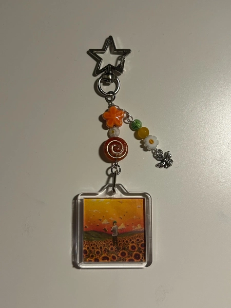 tyler, the creator flower boy album keychain