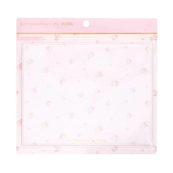 LoveShackFancy x Target - Yoobi Blooming Heirloom Mouse Pad Strawberry Macaroon