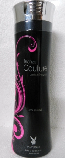 BRONZE COUTURE BLACK SILK GELEE BRONZER TANNING BED LOTION BY PLAYBOY RARE WOW!