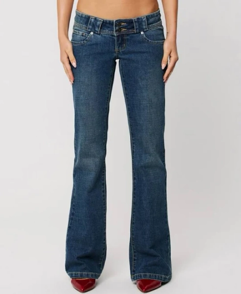 Abrand Women's Super Low-rise Jeans