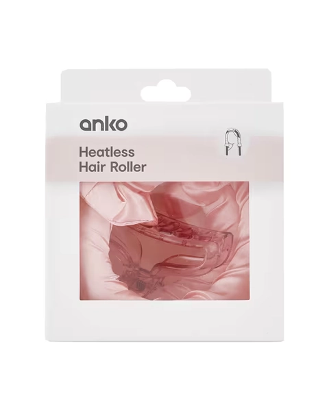 Heatless Hair Roller - Pink - One Size