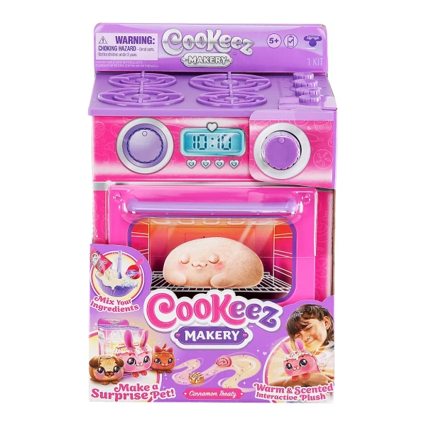 Cookeez Makery Mystery Plush Cinnamon Treatz Oven Playset