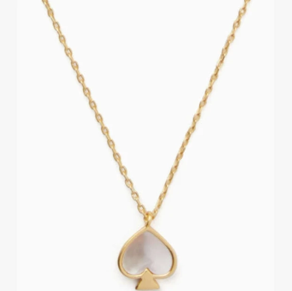 Kate Spade Signature Spade Mini Pendant Necklace