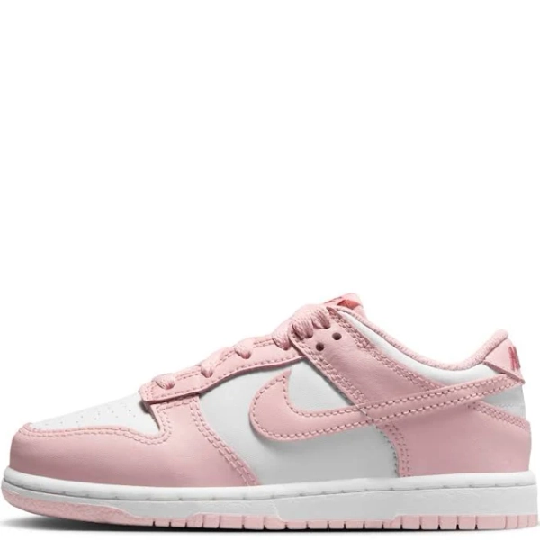 Nike Kids Dunk Low White Pomegranate