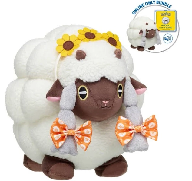 Build-A-Bear Pokémon Wooloo Plush Bundle Stuffed Animal
