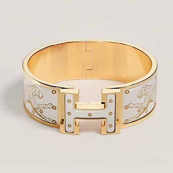 Clic Clac H guepards bracelet
