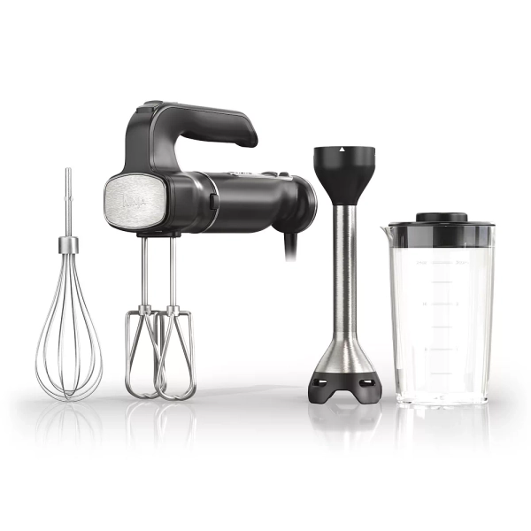 Ninja Foodi Power Mixer System Hand Blender and Hand Mixer Combowith 3 Cup Blending Vessel (CI101)