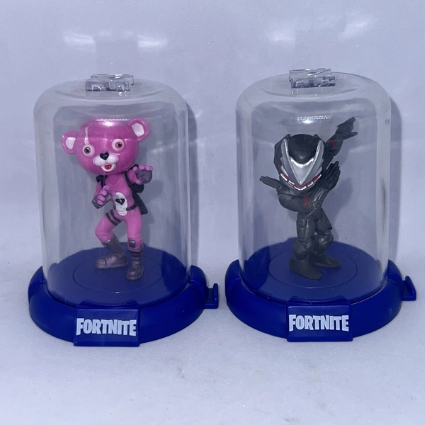 Fortnite Cuddle Team Leader &amp; Omega 3" Mini Action Figures Collectibles Domez A2