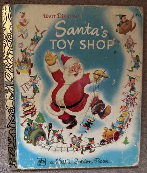 Walt Disney Santa's Toy Shop Classic Edition RARE Christmas Vintage 1977