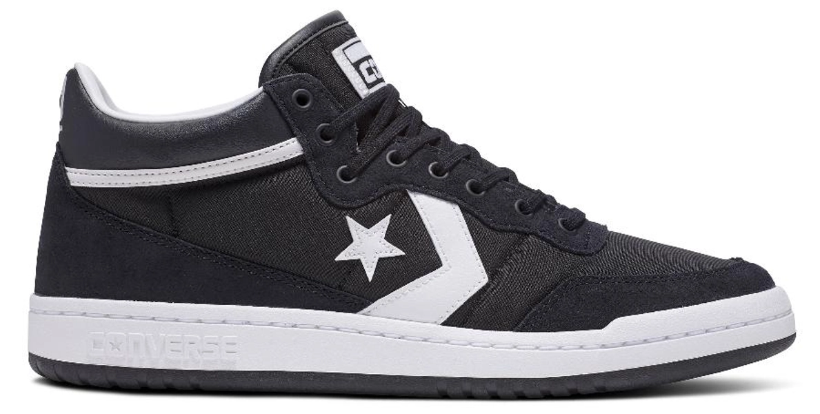 CONS Fastbreak Pro Mid (Black/White/Black) Mens at Cowtown Skateboards